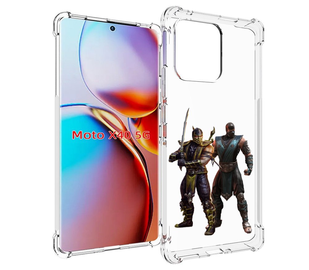 

Чехол MyPads Mortal-Kombat-1 для Motorola Moto X40, Прозрачный, Tocco