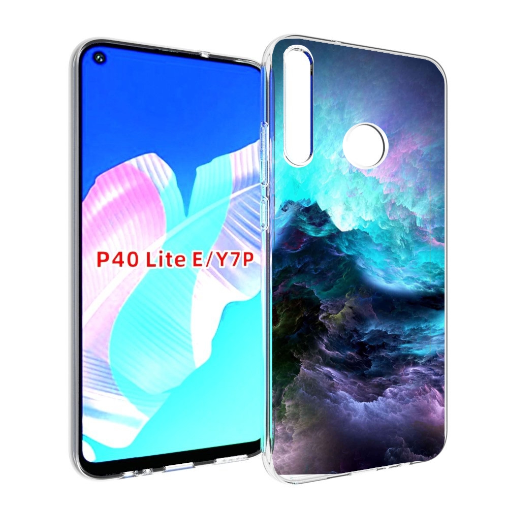 

Чехол бампер MyPads Волна для Huawei P40 Lite E, Прозрачный, Tocco