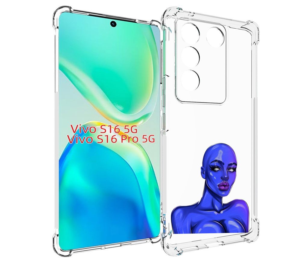 

Чехол MyPads инопланетянка для Vivo S16 5G/S16 Pro 5G/V27/V27 Pro, Tocco