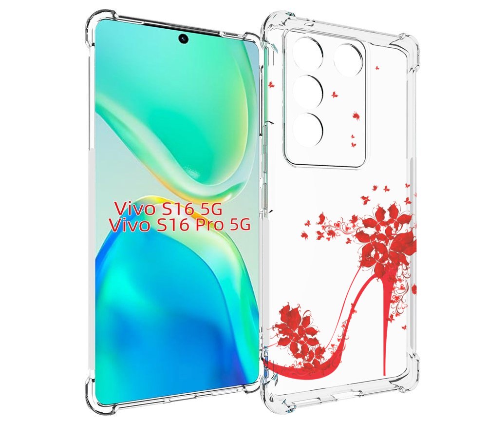 

Чехол MyPads каблук-в-цветах для Vivo S16 5G/S16 Pro 5G/V27/V27 Pro, Tocco