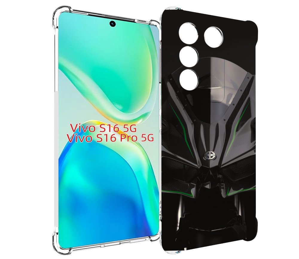 

Чехол MyPads кавасаки мото для Vivo S16 5G/S16 Pro 5G/V27/V27 Pro, Tocco