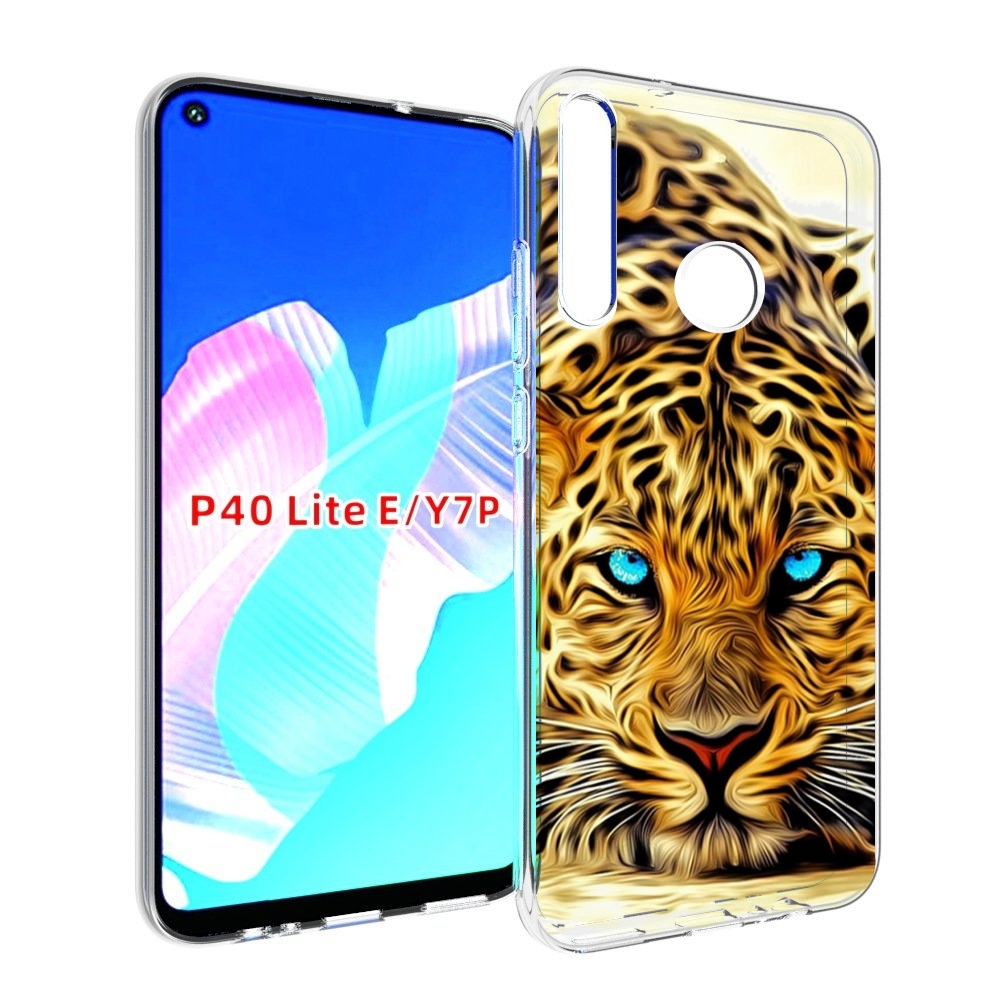 

Чехол бампер MyPads Голубоглазый-гепард для Huawei P40 Lite E, Прозрачный, Tocco
