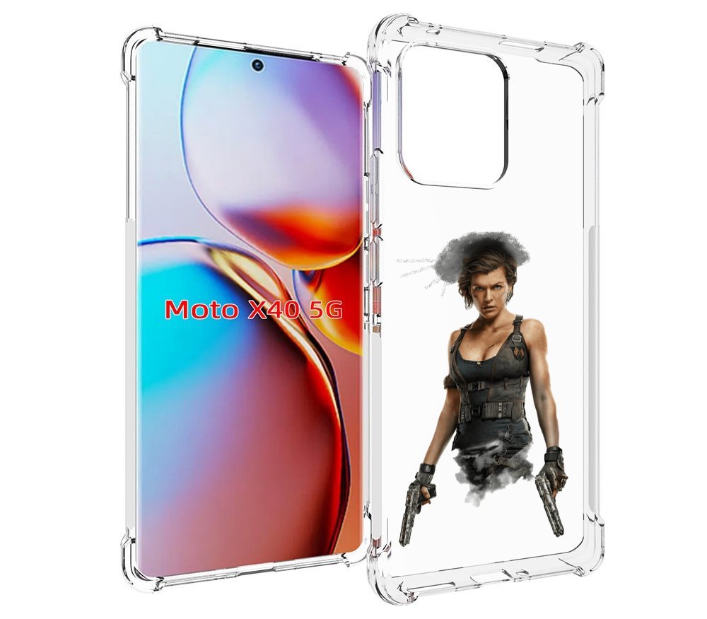 

Чехол MyPads Resident-Evil для Motorola Moto X40, Прозрачный, Tocco
