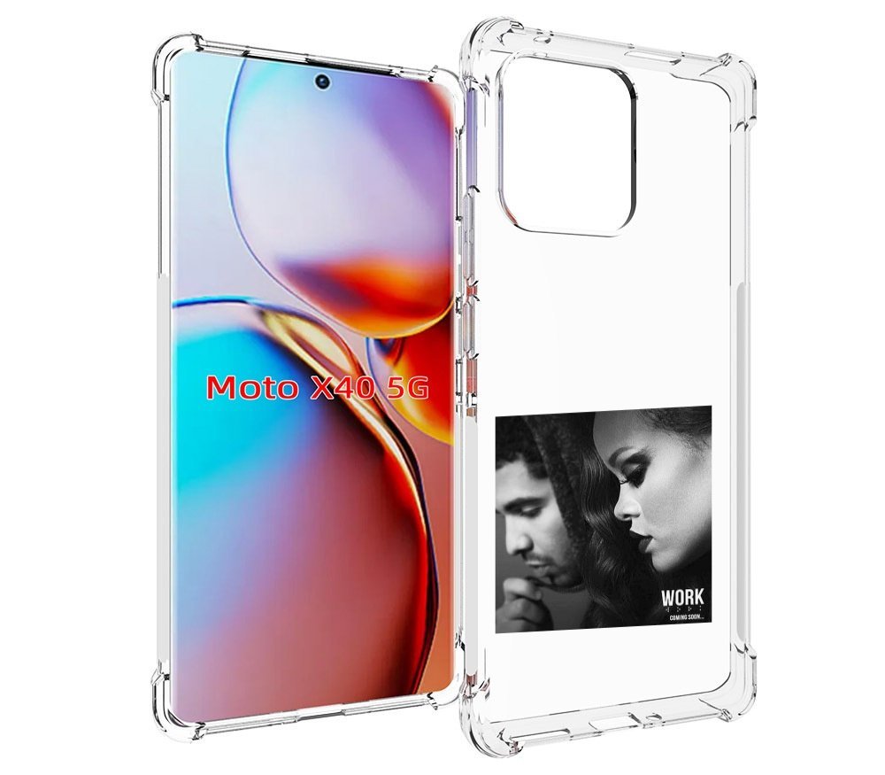 

Чехол MyPads Rihanna feat для Motorola Moto X40, Прозрачный, Tocco