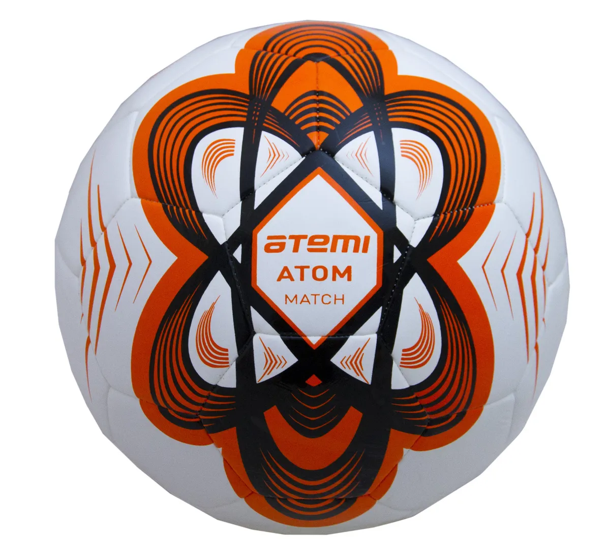 

Мяч футбольный ATEMI Atom Hybrid, р.5 (оранжевый)