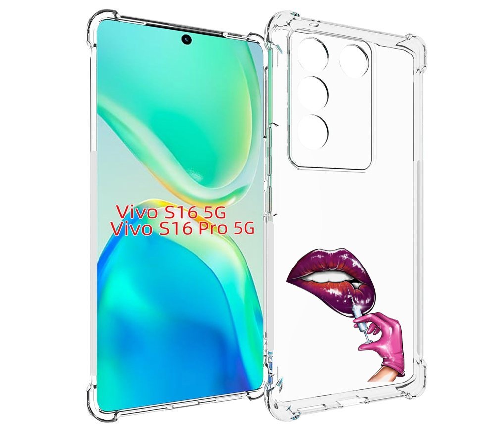 

Чехол MyPads качаем-губы для Vivo S16 5G / S16 Pro 5G / V27 / V27 Pro, Tocco