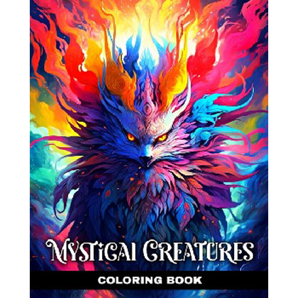 

Mystical Creatures Coloring Book: Mythical Creatures Coloring Pages with Amazing Fant...