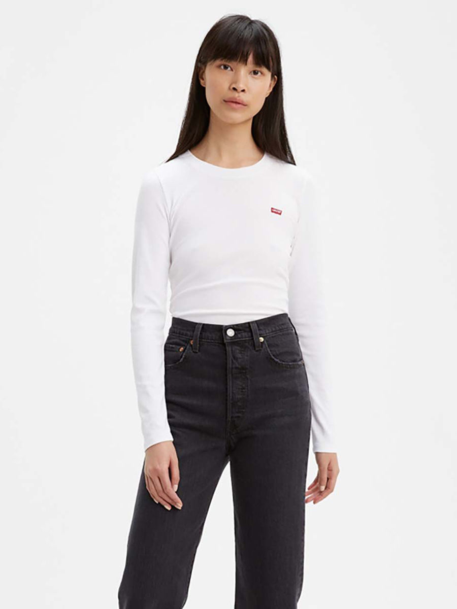 

Лонгслив женский Levi's 69555-0000 белый M, 69555-0000
