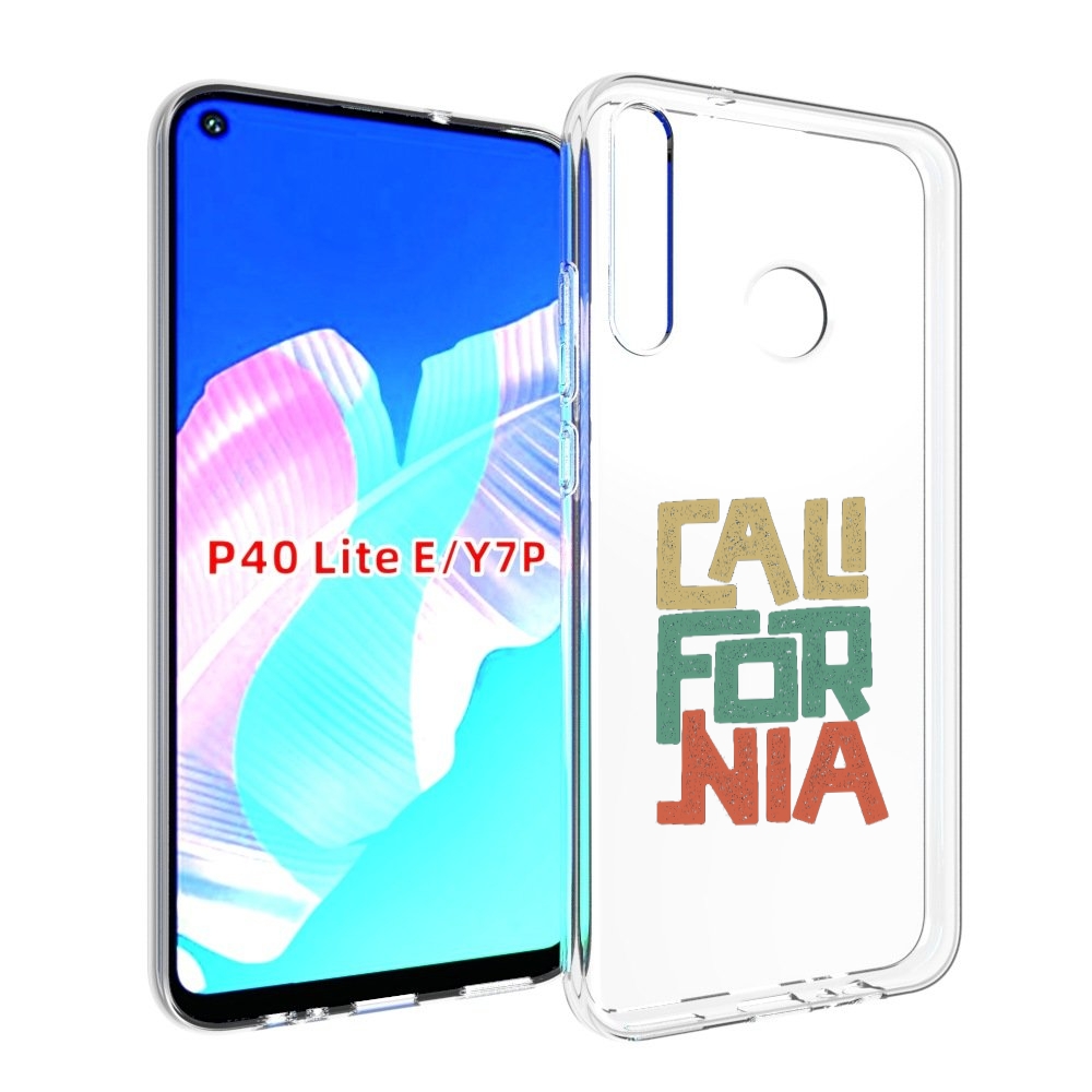

Чехол бампер MyPads Графический-дизайн для Huawei P40 Lite E, Прозрачный, Tocco