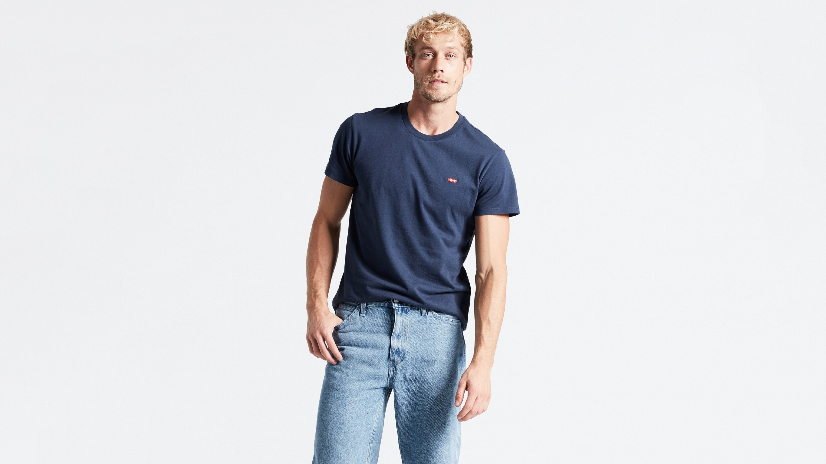 фото Футболка мужская 56605-0017 levi's синяя xs