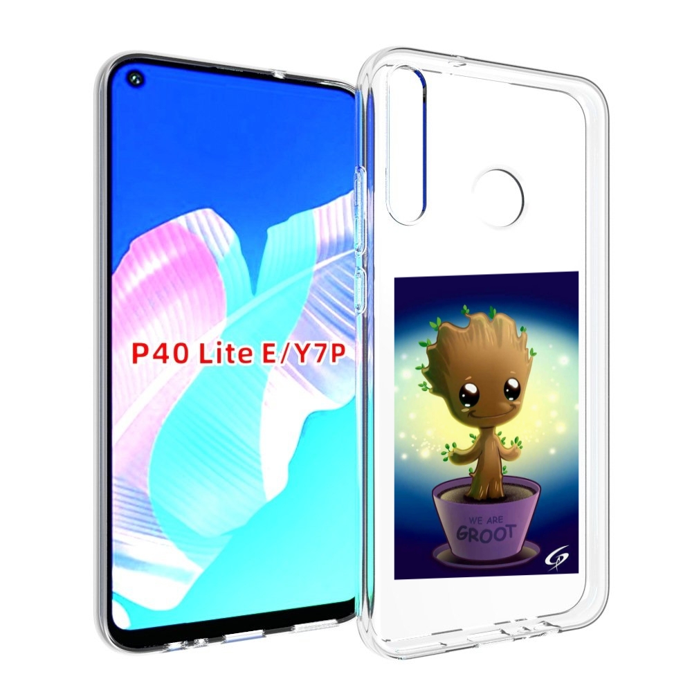 

Чехол бампер MyPads Грут для Huawei P40 Lite E, Прозрачный, Tocco