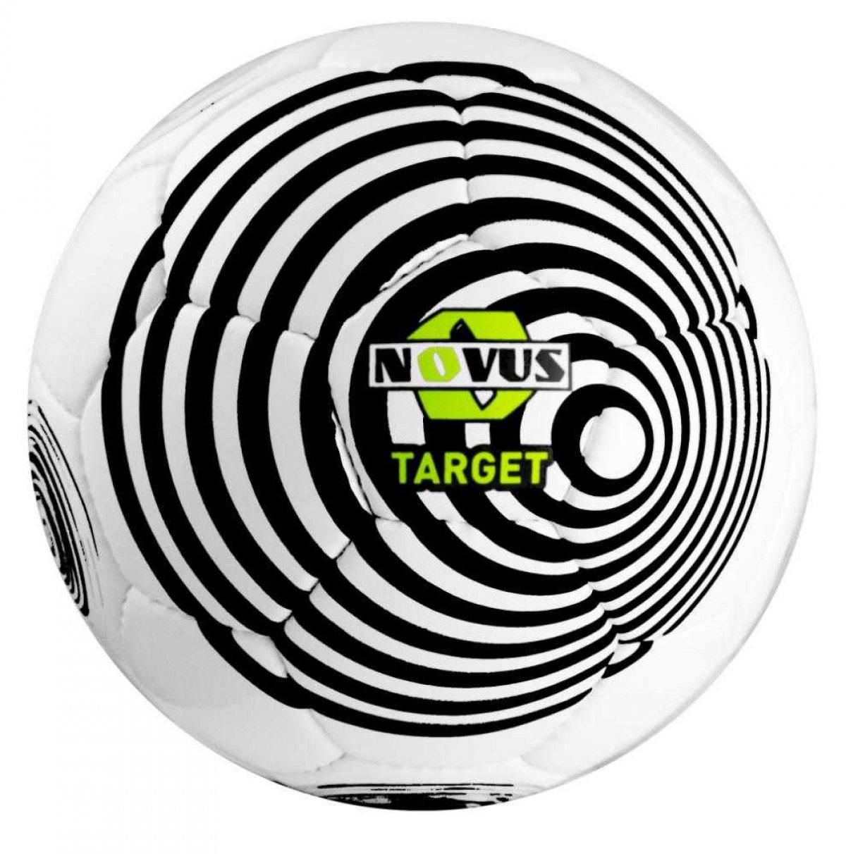 Мяч футбольный NOVUS Target, PVC, р.5 (бело-черный)