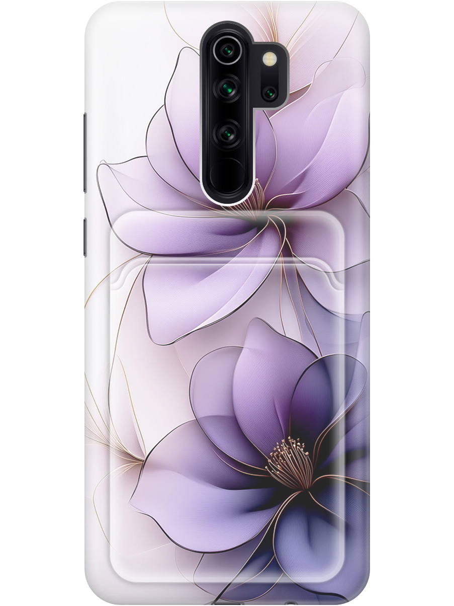 

Силиконовый чехол на Xiaomi Redmi Note 8 Pro с принтом с карманом для карты 850023, Белый;прозрачный;серый;фиолетовый, 721936321
