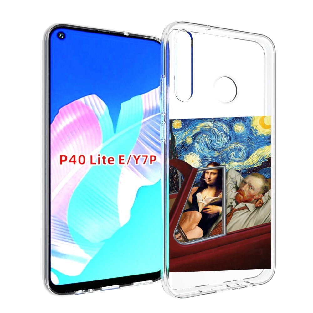 

Чехол бампер MyPads Да-Винчи-в-одном для Huawei P40 Lite E, Прозрачный, Tocco