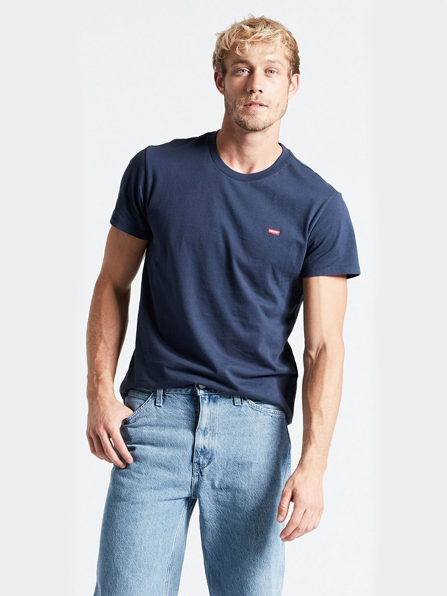 

Футболка мужская Levi's 56605-0017 синяя S, Синий, 56605-0017