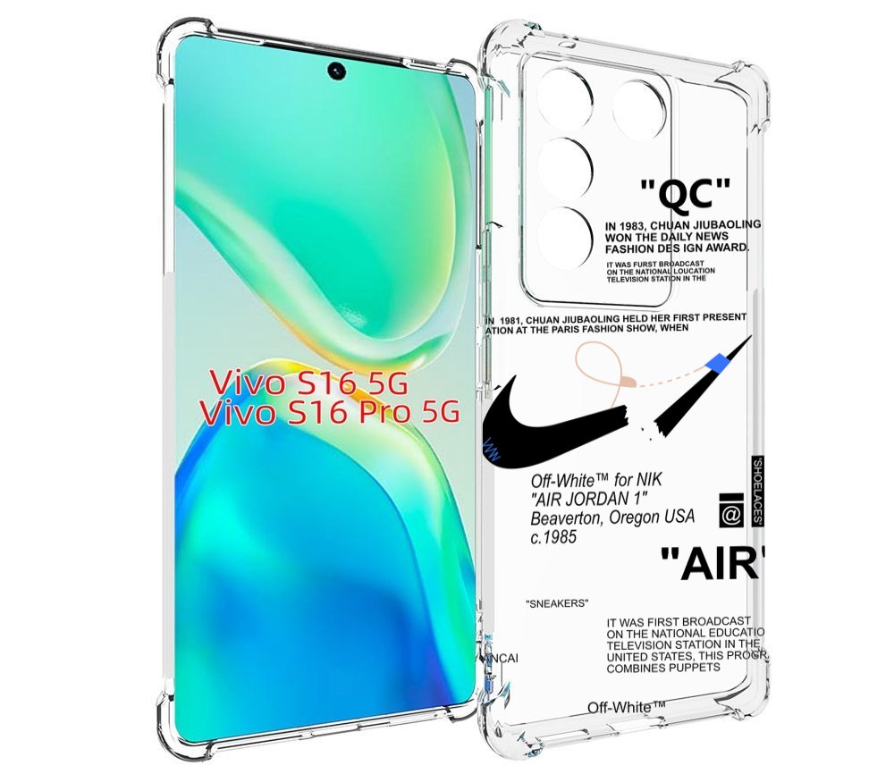 

Чехол MyPads коллаборация-найк для Vivo S16 5G/S16 Pro 5G/V27/V27 Pro, Tocco