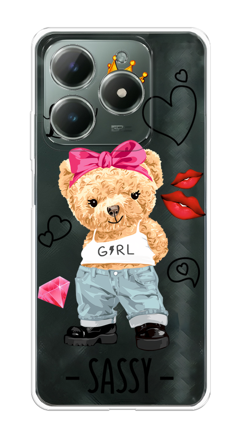 

Чехол на Realme C61 4G (Global) "Sugar Mommy", Голубой;белый;розовый, 2518050-1