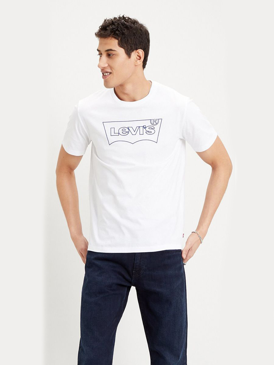 

Футболка мужская Levi's 22489-0296 белая S, 22489-0296