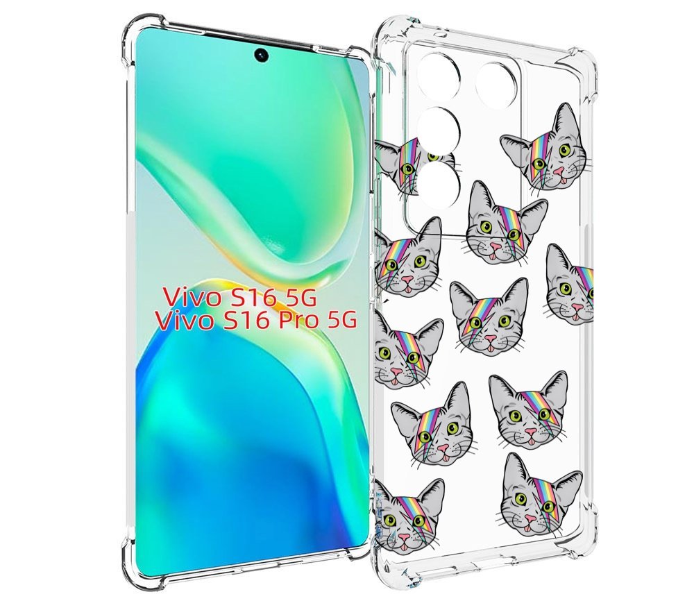 

Чехол MyPads кот-с-молнией-на-лбу для Vivo S16 5G/S16 Pro 5G/V27/V27 Pro, Tocco