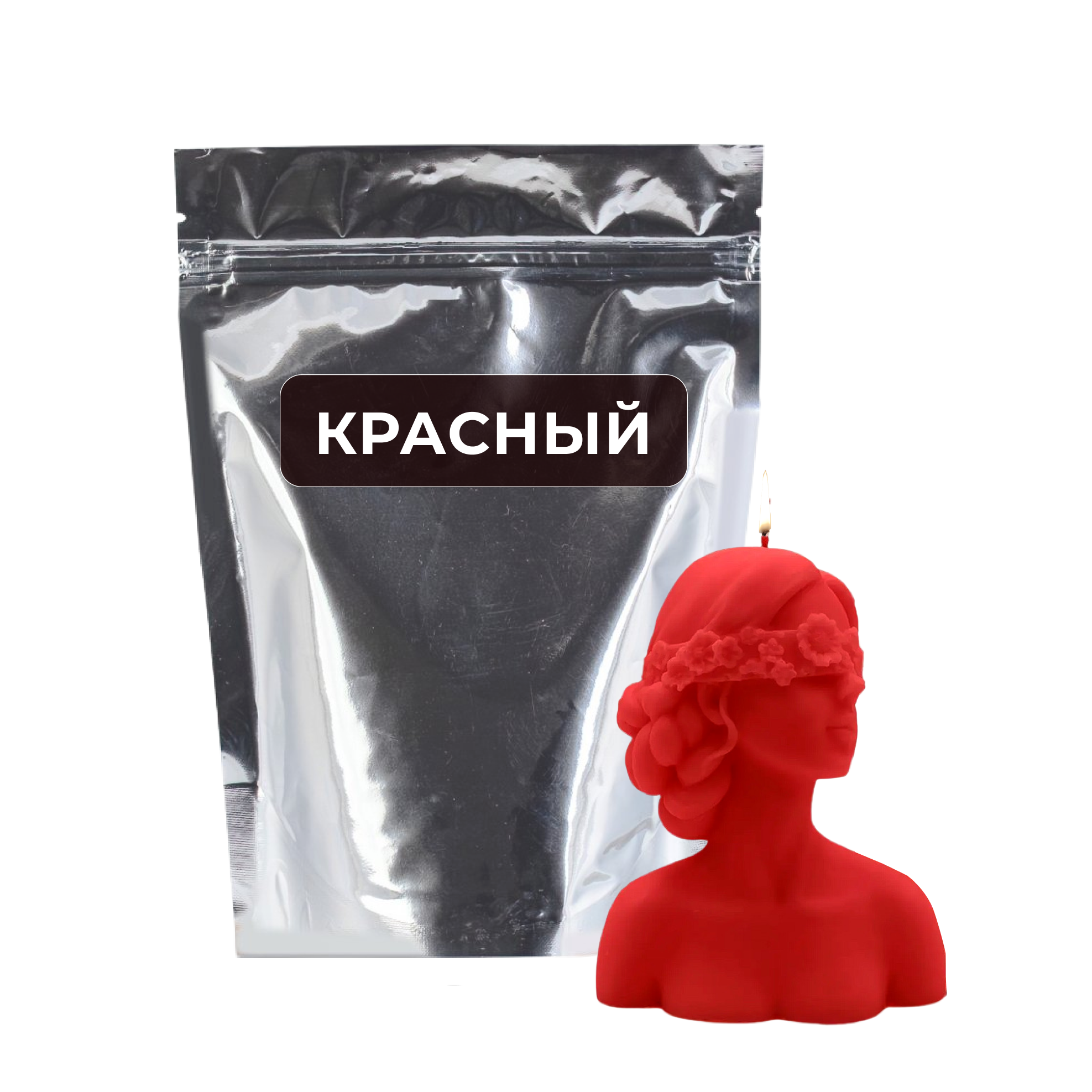 Краситель для свечей BombShape Красный