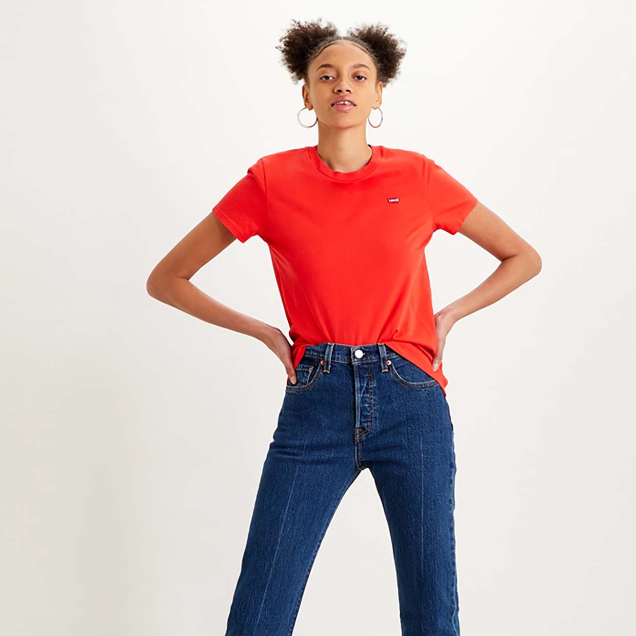 фото Футболка женская levi's 39185-0100 красная m