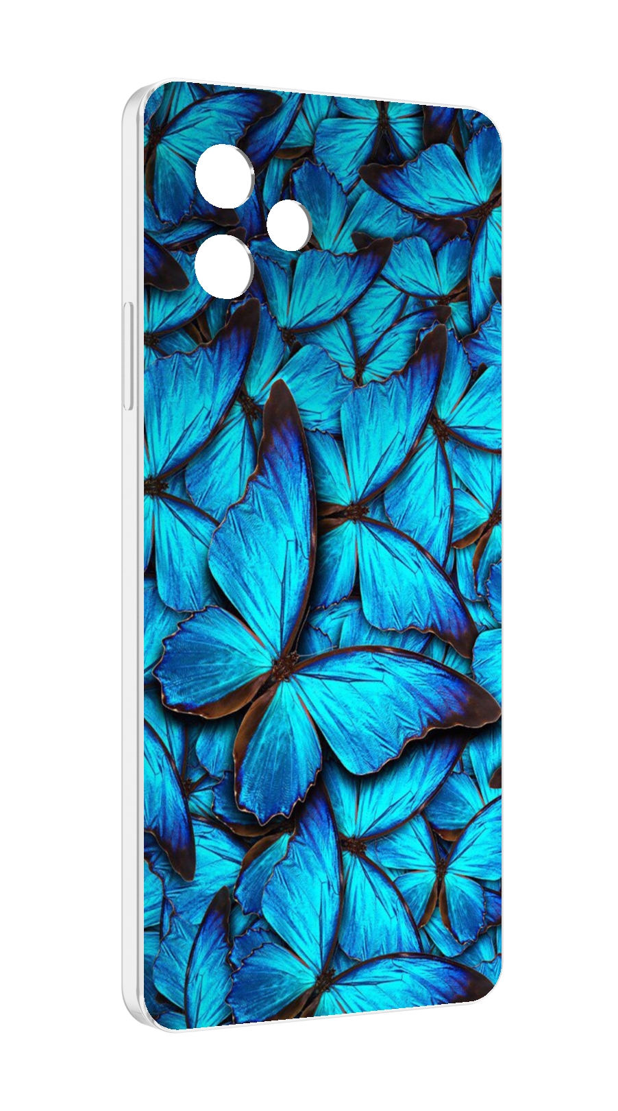 

Чехол MyPads бирюзовые бабочки для Huawei Nova Y61 / Huawei Enjoy 50z, Прозрачный, Tocco