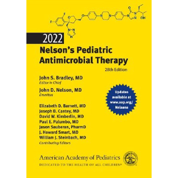 

Nelson's Pediatric Antimicrobial Therapy 2022. 28 ed. / Bradley J.