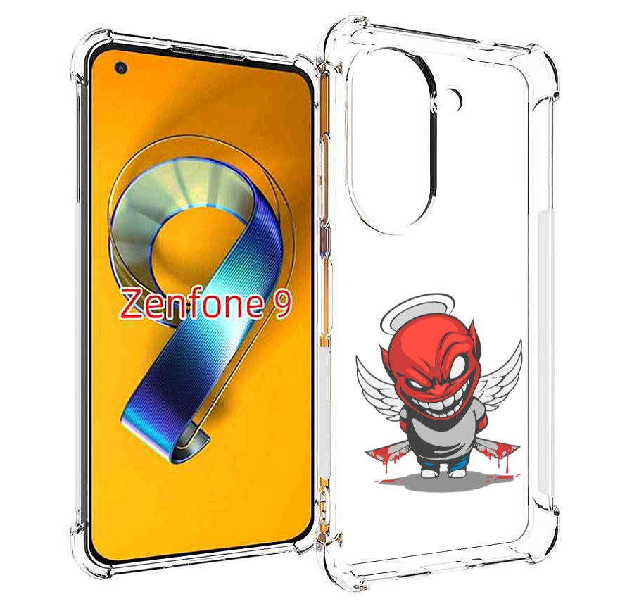 

Чехол MyPads злой-ангел для Asus Zenfone 9 (AI2202), Прозрачный, Tocco