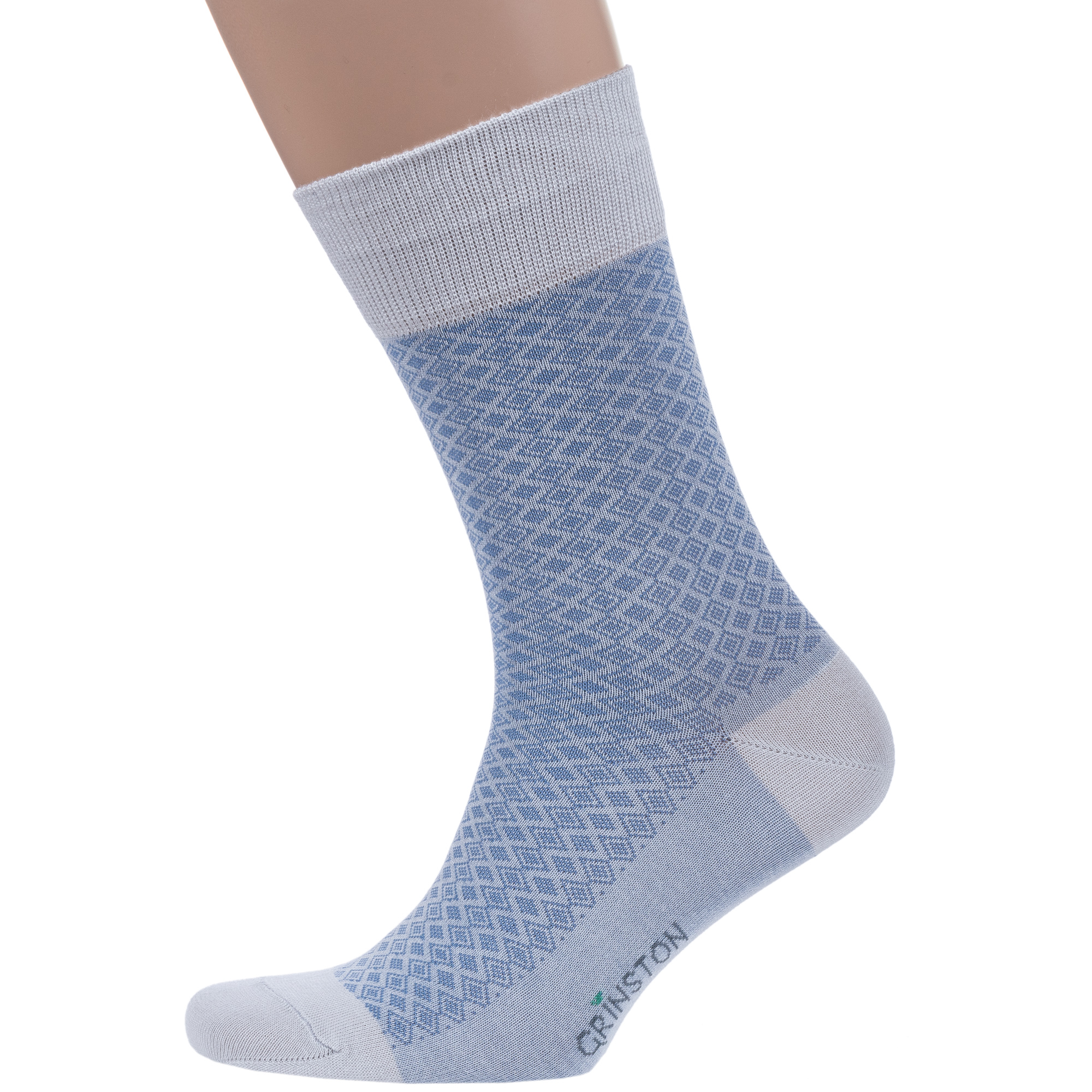 

Носки мужские Grinston socks 15D21 голубые 25, 15D21