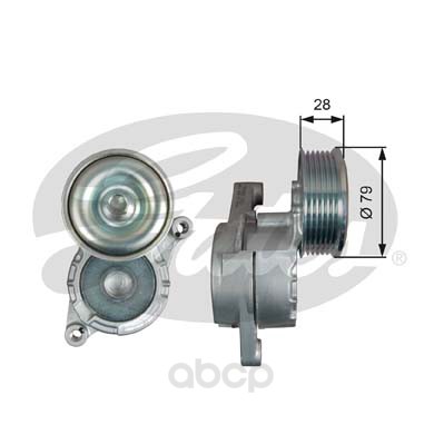 

Ролик Приводного Ремня Mazda 3 1.6 Mzr 09> Gates T39284