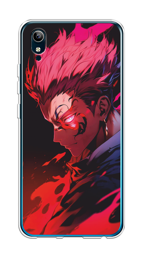 

Чехол Awog на Vivo Y91c/Y1s "Взгляд Сукуны", Розовый;красный;черный, 262850-1