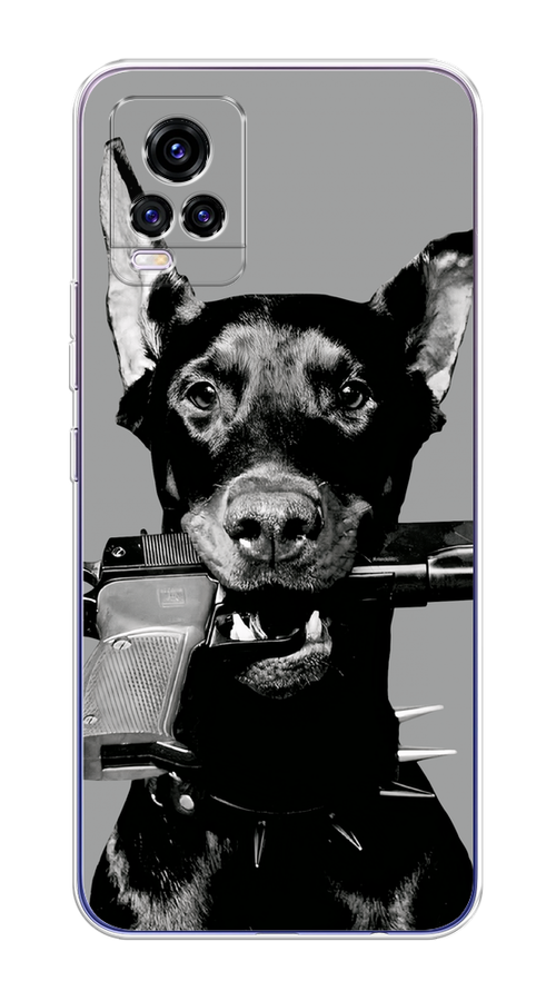 

Чехол Awog на Vivo V20 "Доберман", Серый, 263350-1