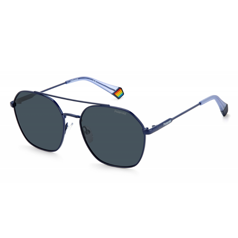 Солнцезащитные очки унисекс Polaroid PLD 6172/S синие