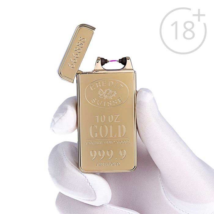 

Дуговая USB зажигалка "Слиток золота"