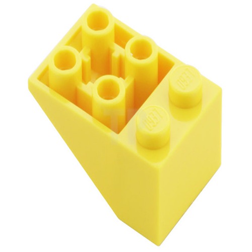 

Деталь LEGO 374724 Кровельный кирпичик 2X3/25° нижняя часть желтый 50 шт