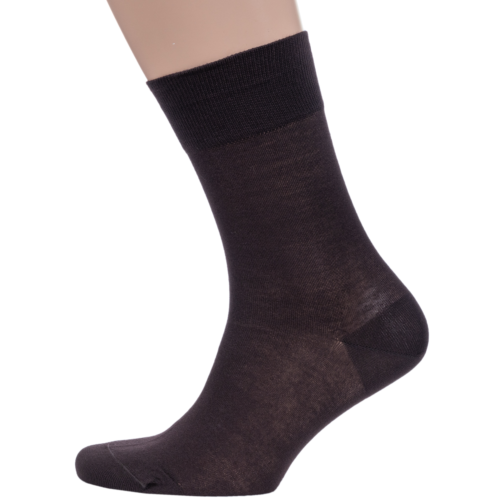 

Носки мужские Grinston socks 15D1 коричневые 27, Коричневый, 15D1