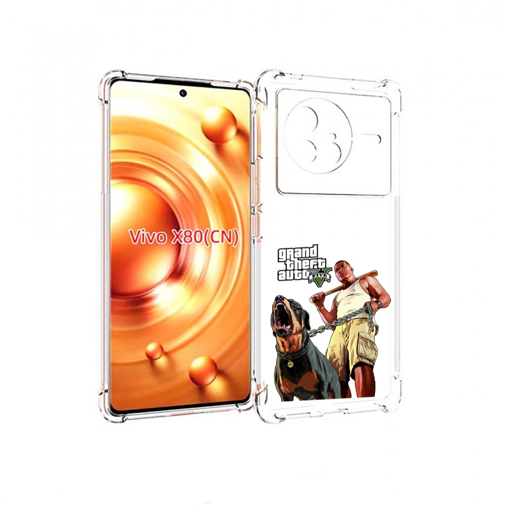 

Чехол Mypads Gta Грозная Собака Для Vivo X80, Прозрачный, Tocco