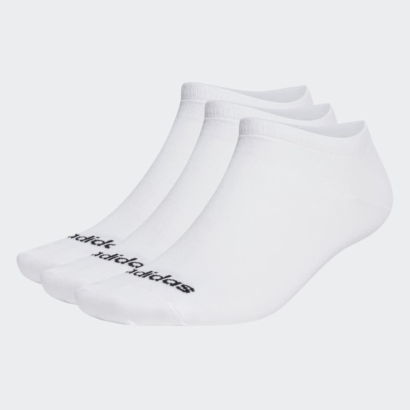 Набор носков Adidas для мужчин, из 3х пар, HT3447, размер M, бело-черные-001A