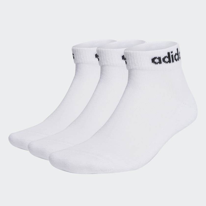 Набор носков Adidas для мужчин, из 3х пар, HT3457, размер XL, бело-черные-001A