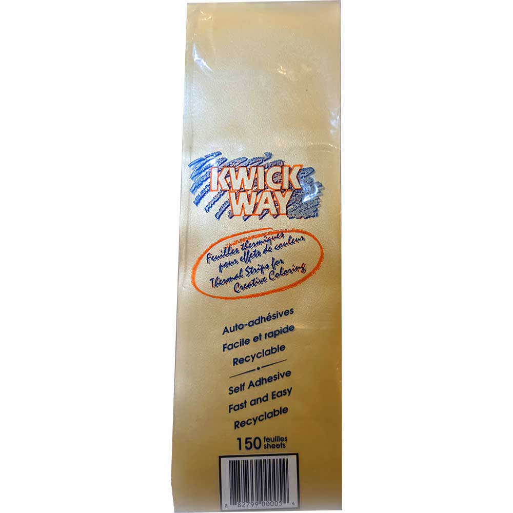 фото Полоски для окрашивания волос kwick way thermal stripsn12 inch/30см gold (36-150-12g) hairway