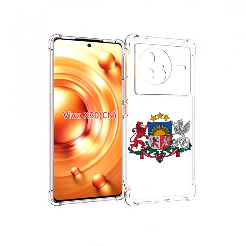 

Чехол Mypads Герб-Латвии Для Vivo X80, Прозрачный, Tocco