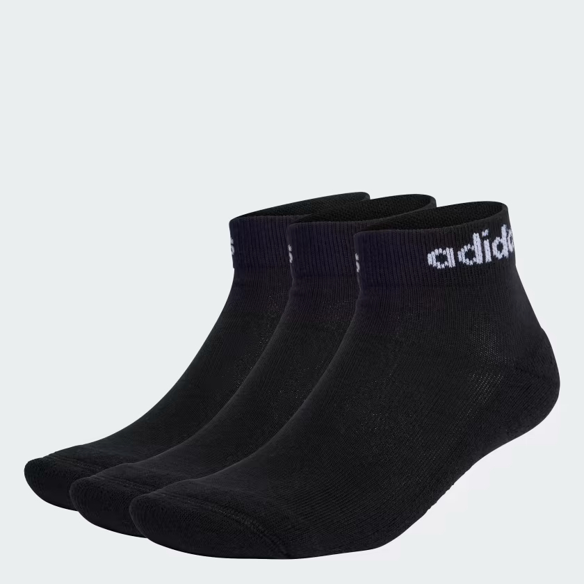 

Комплект носков унисекс adidas Linear Ankle черных XL, Черный, Linear Ankle