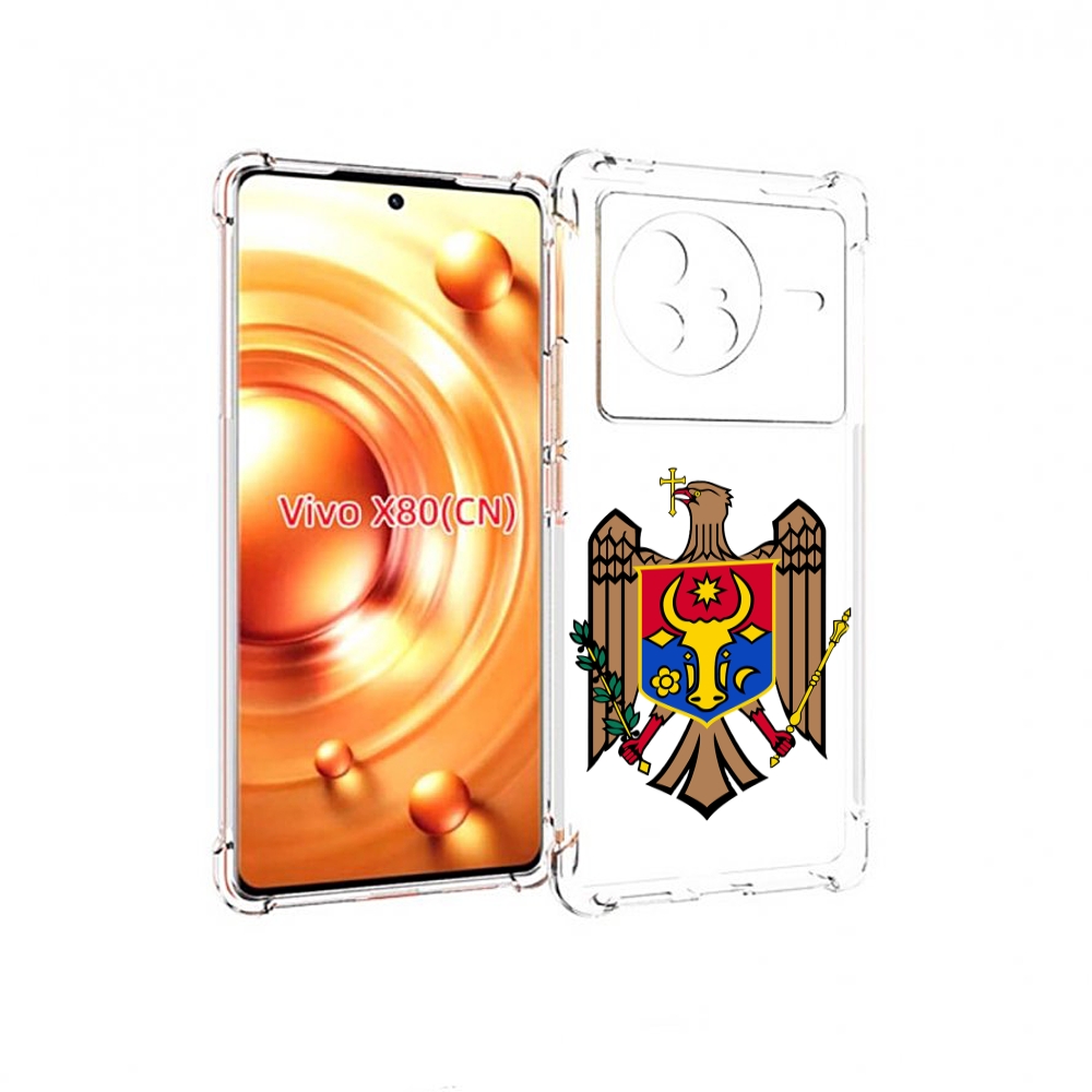 

Чехол Mypads Герб-Молдовы Для Vivo X80, Прозрачный, Tocco