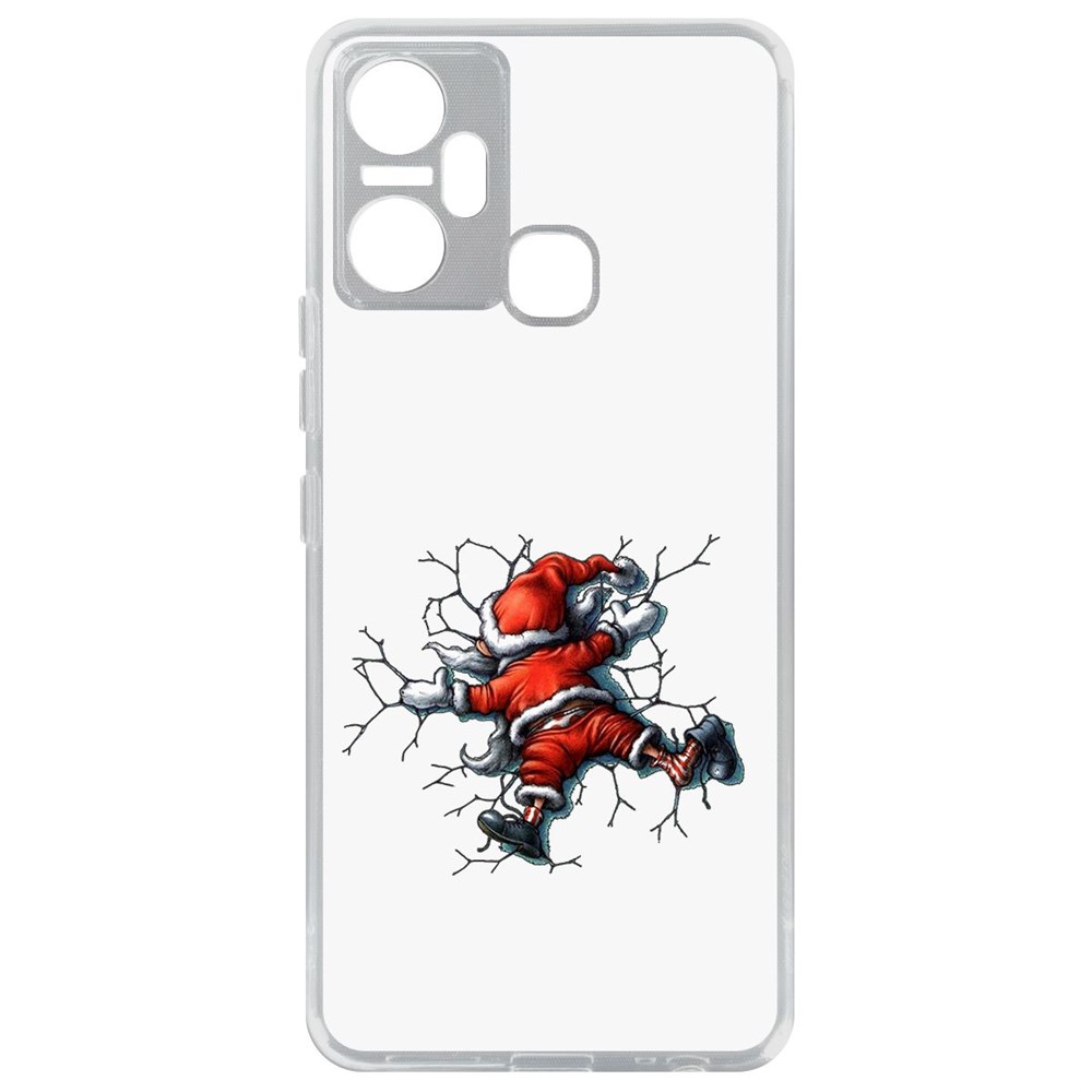

Чехол-накладка Кейс После праздника для Infinix Smart 6 Plus, Прозрачный