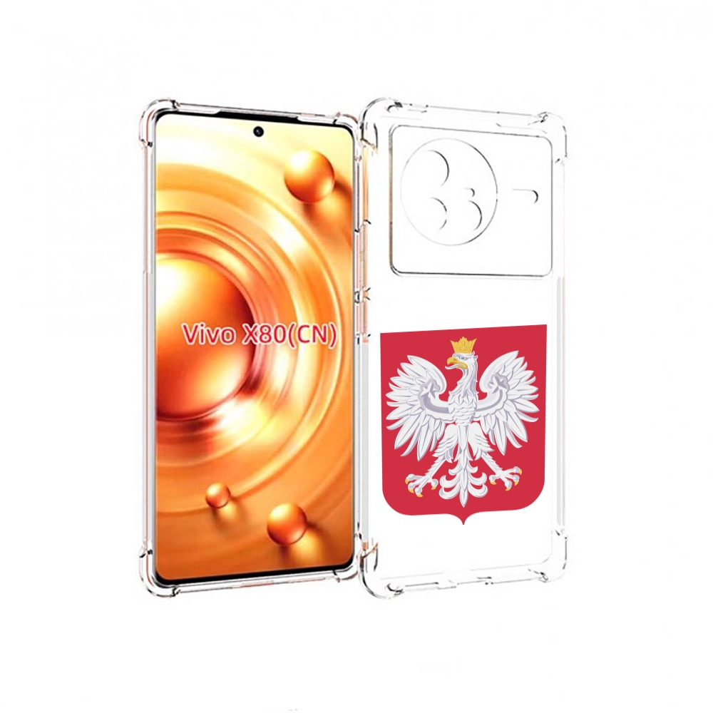 

Чехол Mypads Герб-Польши Для Vivo X80, Прозрачный, Tocco