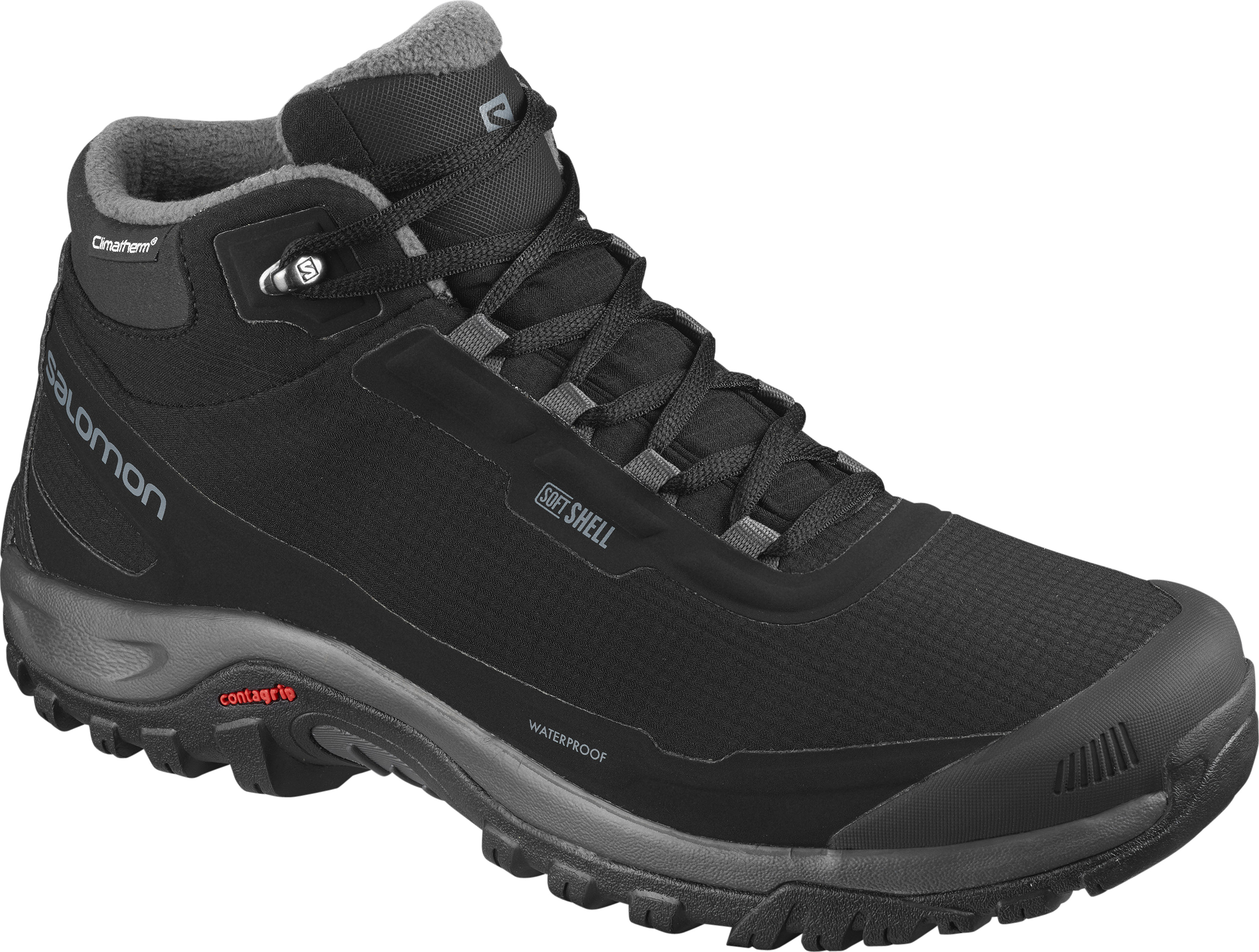 фото Ботинки salomon shelter cs wp, black/ebony, 11.5 uk