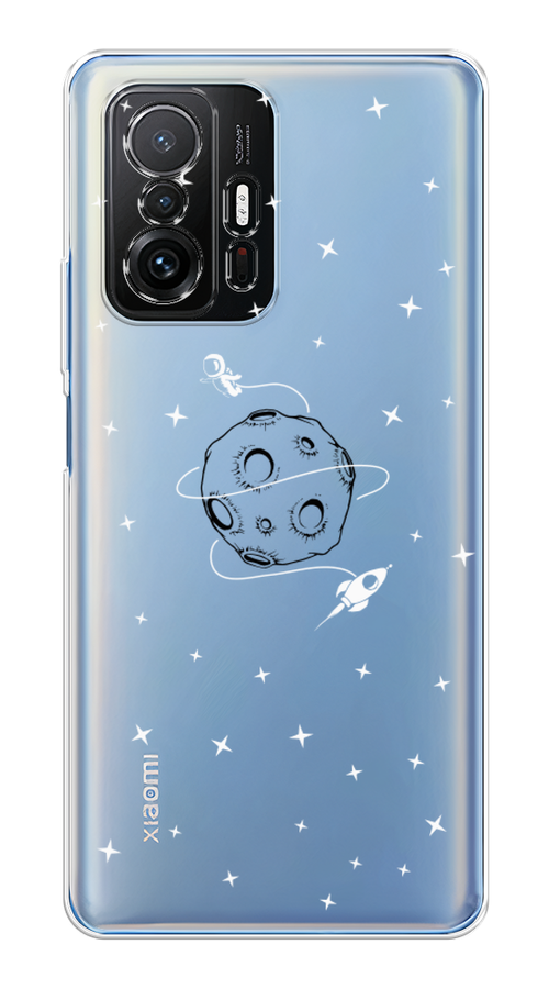 

Чехол на Xiaomi Mi A1/5X "Полет вокруг луны", Белый;серый;черный, 32350-2