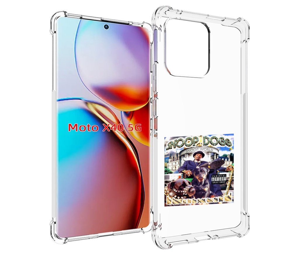 

Чехол MyPads Snoop Dogg DA GAME IS TO BE SOLD, NOT TO BE TOLD для Motorola Moto X40, Прозрачный, Tocco