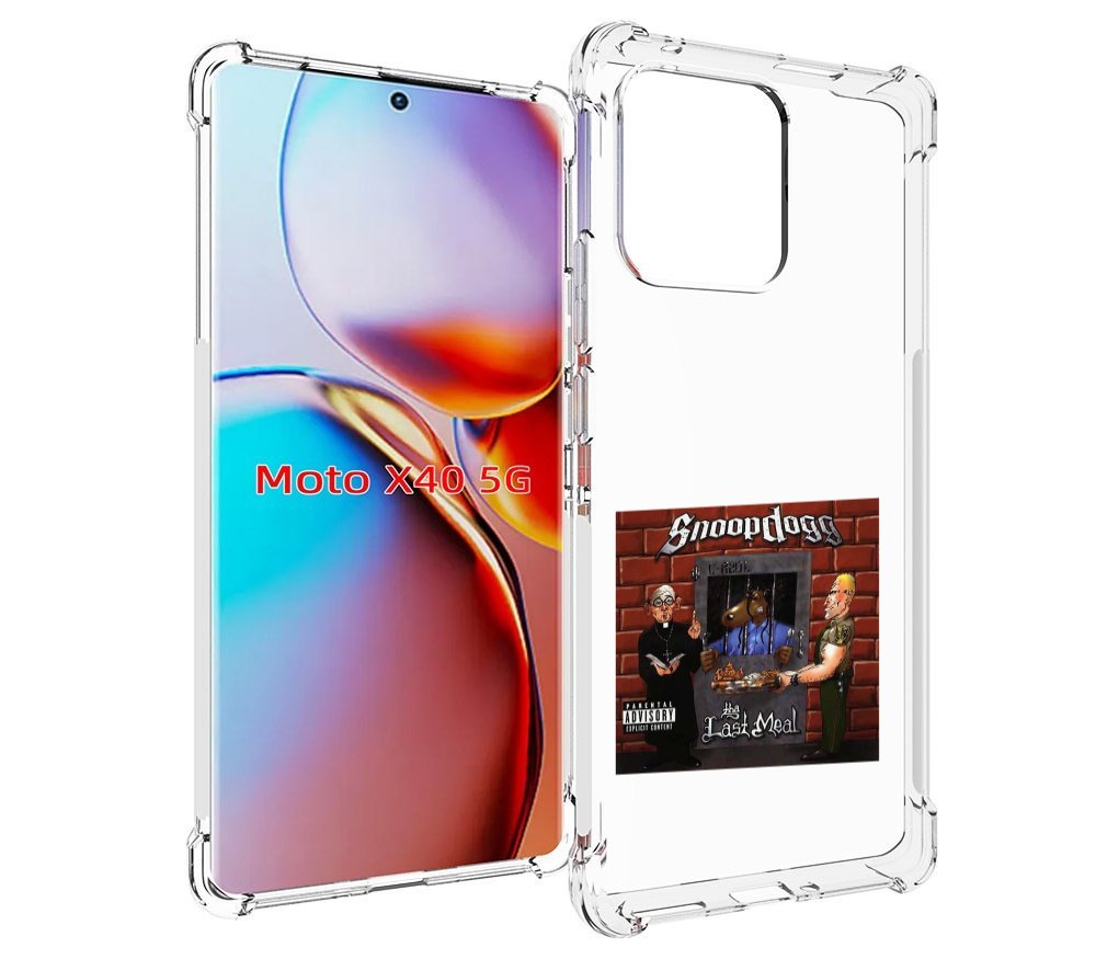 

Чехол MyPads Snoop Dogg THA LAST MEAL для Motorola Moto X40, Прозрачный, Tocco