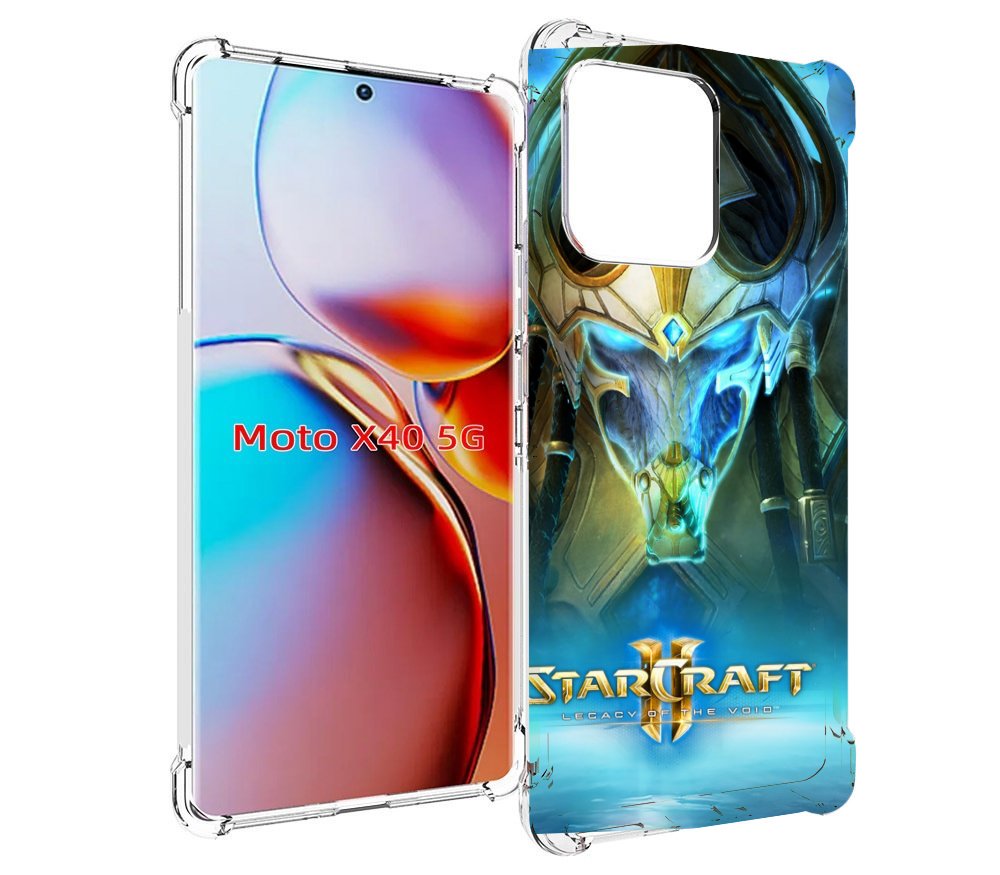 

Чехол MyPads StarCraft II Legacy of the Void для Motorola Moto X40, Прозрачный, Tocco